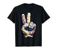 Peace Hand Sign No Wars No Kings No Ice Resistance Camiseta