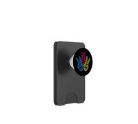 Peace Hands - Vintage colorido hippie amante de la paz PopSockets PopWallet para MagSafe
