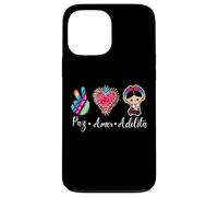 Peace Love Adelita Mexican Pride Mexico Paz Amor Adelita Carcasa para iPhone 13 Pro Max