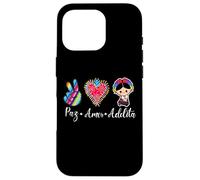 Peace Love Adelita Mexican Pride Mexico Paz Amor Adelita Carcasa para iPhone 16 Pro