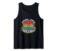 Peace Love and Rock And Roll Dire - Rocker Camiseta sin Mangas