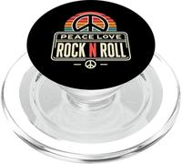 Peace Love and Rock and Roll Dire - Rocker PopSockets PopGrip para MagSafe
