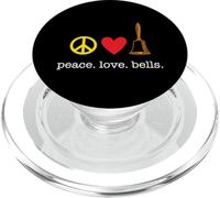 Peace Love Bells Shirt for Bell Choir Members and Bell Lover PopSockets PopGrip para MagSafe