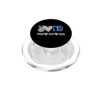 Peace Love Cure Type One Diabetes Awareness T1D PopSockets PopGrip para MagSafe