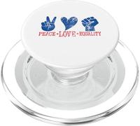Peace Love Equality, Human Rights/Social Justice American PopSockets PopGrip para MagSafe