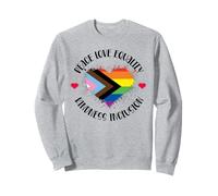 Peace Love Equality Kindness Inclusion Progress Rainbow LGBT Sudadera