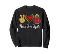 Peace Love Lupita Lady of Guadalupe Virgen Reina de Mexico Sudadera