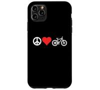 Peace Love Mountain Bikes Funny Retro MTB Biking Carcasa para iPhone 11 Pro MAX