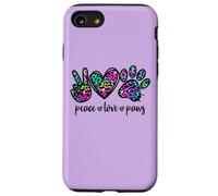 Peace Love Paws Graphic For Women Dog Mom and Animal Lover Carcasa para iPhone SE (2020) / 7/8