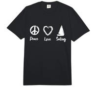 Peace Love Sailing Vela Comfort Colors Adult Heavyweight T-Shirt