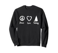 Peace Love Sailing Vela Sudadera