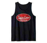 Peace Love Science Stem Educator Varsity Look Camiseta sin Mangas