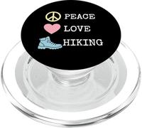Peace Love Senderismo Trail Trekker PopSockets PopGrip para MagSafe
