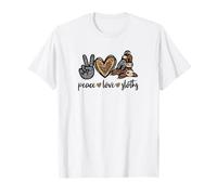 Peace Love Sloths Graphic For Women and Girls Cute Sloth Mom Camiseta