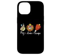 Peace Love Tacos al Pastor Trompo Mexican Food Lovers Mexico Carcasa para iPhone 14