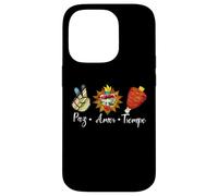 Peace Love Tacos al Pastor Trompo Mexican Food Lovers Mexico Carcasa para iPhone 14 Pro