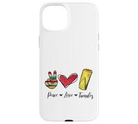 Peace Love Tamales, Mexican Gifts Souvenir Mexico Reminder Carcasa para iPhone 15 Plus