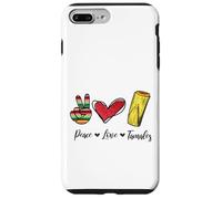 Peace Love Tamales, Mexican Gifts Souvenir Mexico Reminder Carcasa para iPhone 7 Plus/8 Plus