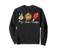 Peace Love Trompo Al Pastor Carnita Asada Funny Mexican Sudadera