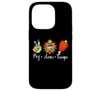 Peace Love Trompo Tacos al Pastor Mexican Food Carcasa para iPhone 14 Pro