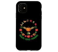 Peace love Veggies Microgreens hace que todo sea mejor Carcasa para iPhone 11
