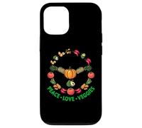 Peace love Veggies Microgreens hace que todo sea mejor Carcasa para iPhone 12/12 Pro