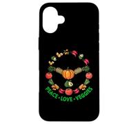 Peace love Veggies Microgreens hace que todo sea mejor Carcasa para iPhone 16 Plus