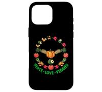 Peace love Veggies Microgreens hace que todo sea mejor Carcasa para iPhone 16 Pro Max