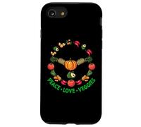 Peace love Veggies Microgreens hace que todo sea mejor Carcasa para iPhone SE (2020) / 7 / 8