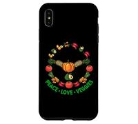 Peace love Veggies Microgreens hace que todo sea mejor Carcasa para iPhone XS Max