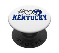 Peace Love Volleyball, Kentucky Women Teen Girls Tween PopSockets PopGrip Adhesivo
