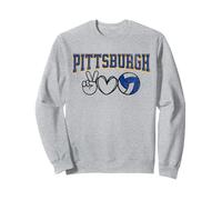 Peace Love Volleyball - Pittsburgh Women Teen Girls Tween Sudadera