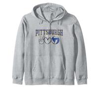 Peace Love Volleyball - Pittsburgh Women Teen Girls Tween Sudadera con Capucha