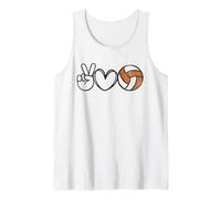 Peace Love Volleyball - Texas Women Teen Girls Tween Camiseta sin Mangas