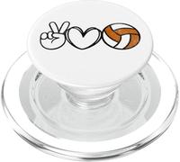 Peace Love Volleyball - Texas Women Teen Girls Tween PopSockets PopGrip para MagSafe