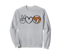 Peace Love Volleyball - Texas Women Teen Girls Tween Sudadera