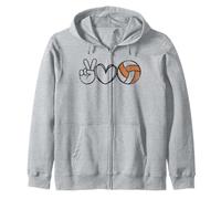 Peace Love Volleyball - Texas Women Teen Girls Tween Sudadera con Capucha