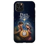 Peace on Earth Elegant Nativity Christmas Art Carcasa para iPhone 11 Pro