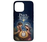 Peace on Earth Elegant Nativity Christmas Art Carcasa para iPhone 13 Pro MAX