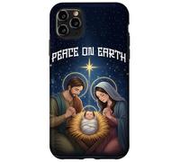 Peace on Earth Modern Anime Nativity Scene Art Carcasa para iPhone 11 Pro MAX