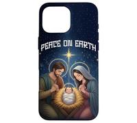 Peace on Earth Modern Anime Nativity Scene Art Carcasa para iPhone 16 Pro MAX