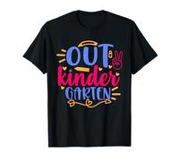 Peace out Kindergarten Funny Back To School Kids Camiseta