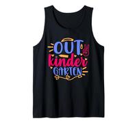 Peace out Kindergarten Funny Back To School Kids Camiseta sin Mangas