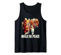 Peace Walking Monks and Aloka Dog Walk for Peace Camiseta sin Mangas