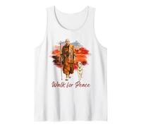 Peace Walking Monks and Aloka Dog Walk for Peace Camiseta sin Mangas