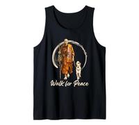 Peace Walking Monks and Aloka Dog Walk for Peace Camiseta sin Mangas