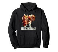 Peace Walking Monks and Aloka Dog Walk for Peace Sudadera con Capucha