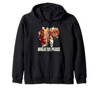 Peace Walking Monks and Aloka Dog Walk for Peace Sudadera con Capucha