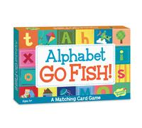 Peaceable Kingdom Alphabet Go Fish Juego de cartas a juego con 52 cartas de gran tamao, juegos de cartas para nios de 4 aos en adelante, de 2