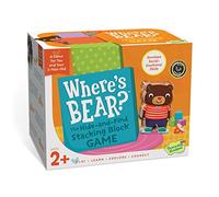 Peaceable Kingdom ¿Dónde está el Oso? El Juego de Bloques apilables de esconder y Encontrar para niños de 2 años